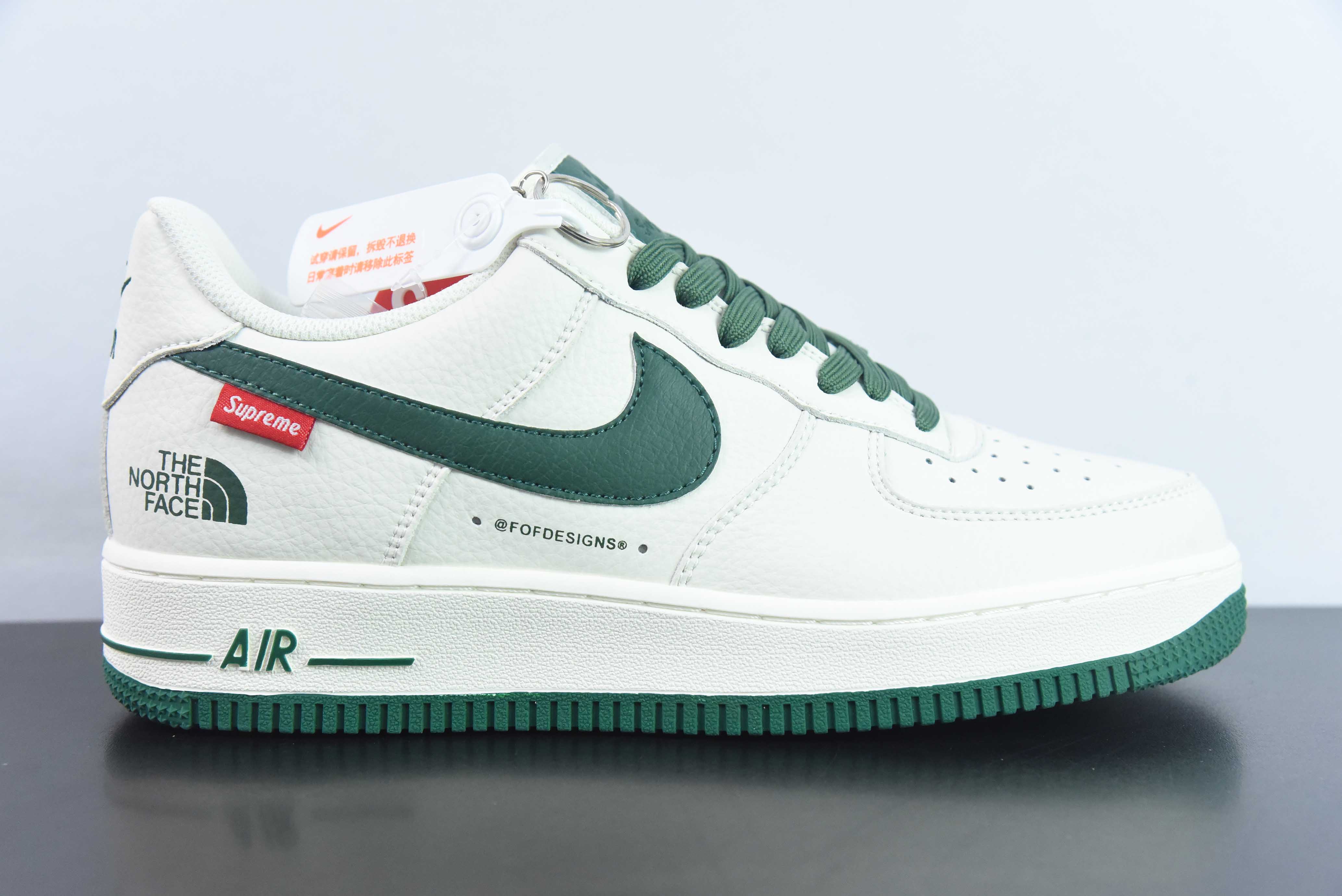 IAK51432343 Nike Air Force 1 Low 07 x The North Face x Supreme colaboración triple Air Force 1 caña baja zapa…