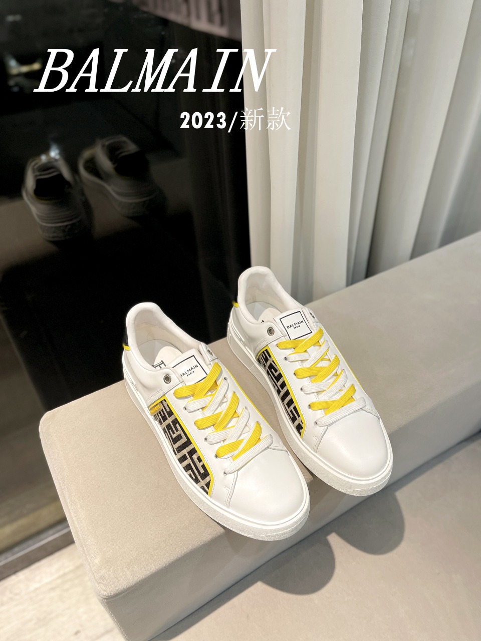 Balmain.巴尔曼2023最新春夏经典运动鞋独家首发香港美国巴黎各大时尚博主及明星同款男女同款休闲鞋