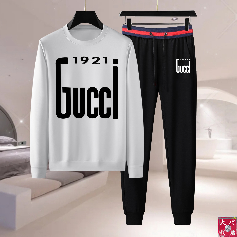Gucci古奇秋季新款套装！卫衣面料