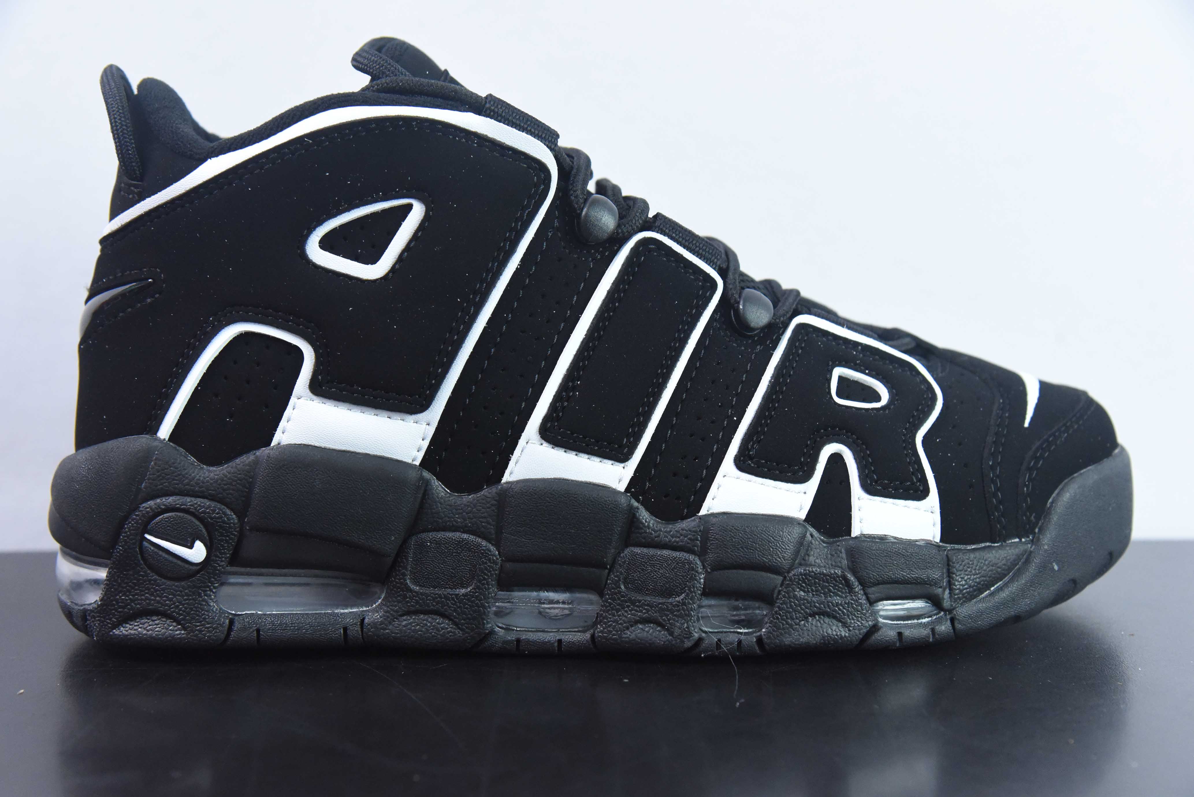 [Air Force Series]Air More Uptempo Pippen Black and White Reflective Item No.: