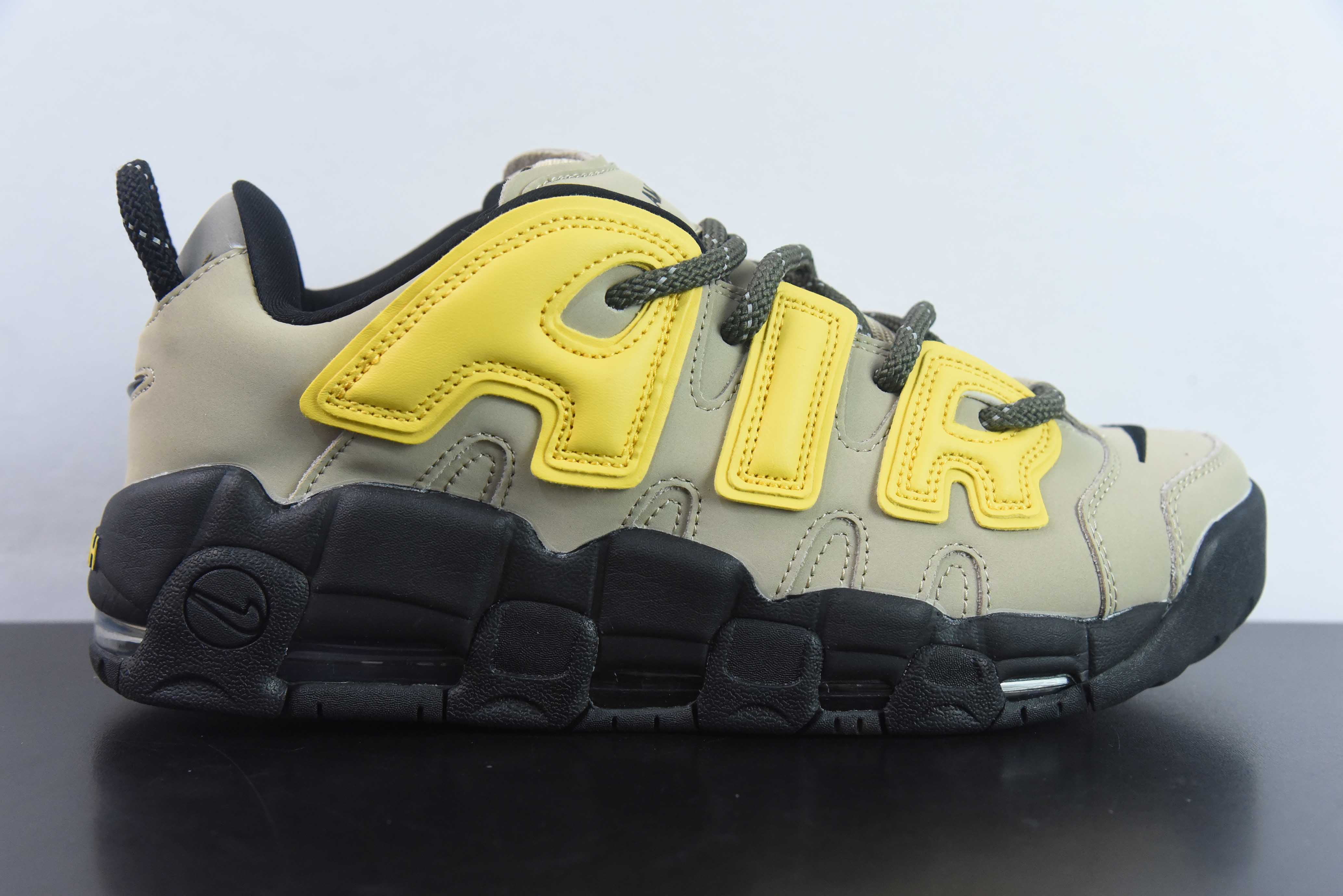 [Air Force Series]AMBUSH x Nike Air More Uptempo Low "LilacApple Green" Pippe