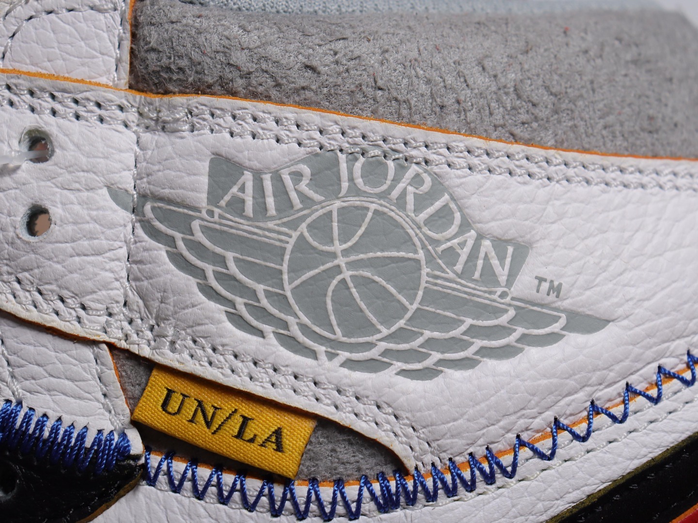 AJ1UN黑脚趾拼接尺码40.5-47.5总裁R版出品-UnionxAirJordan1黑脚趾拼接BV1