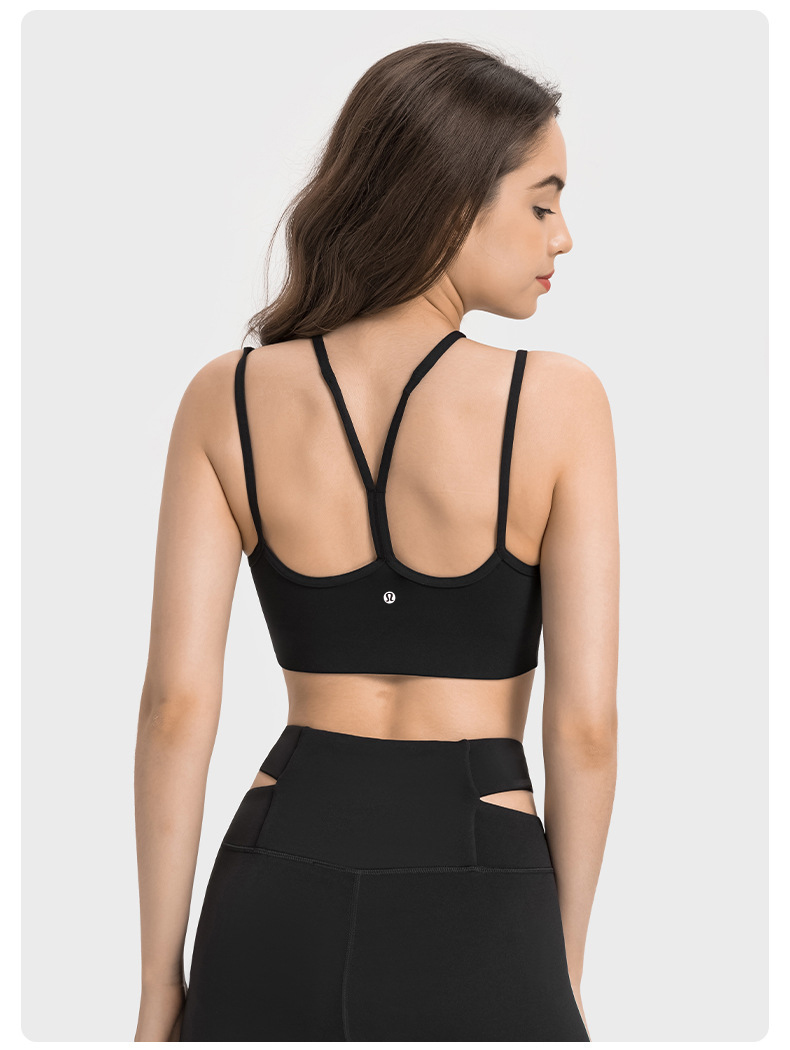 Lululemon Flow Y sports bra yoga black