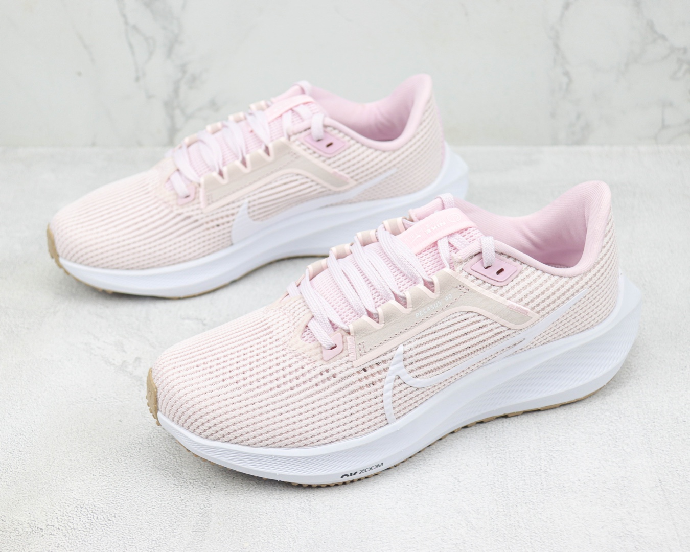 Nike Air Zoom Pegasus 40 Women's Running Shoes - Pink and White - Size 36-40 6 o 1hb6shpn91s6t9fntrp10c1ect11