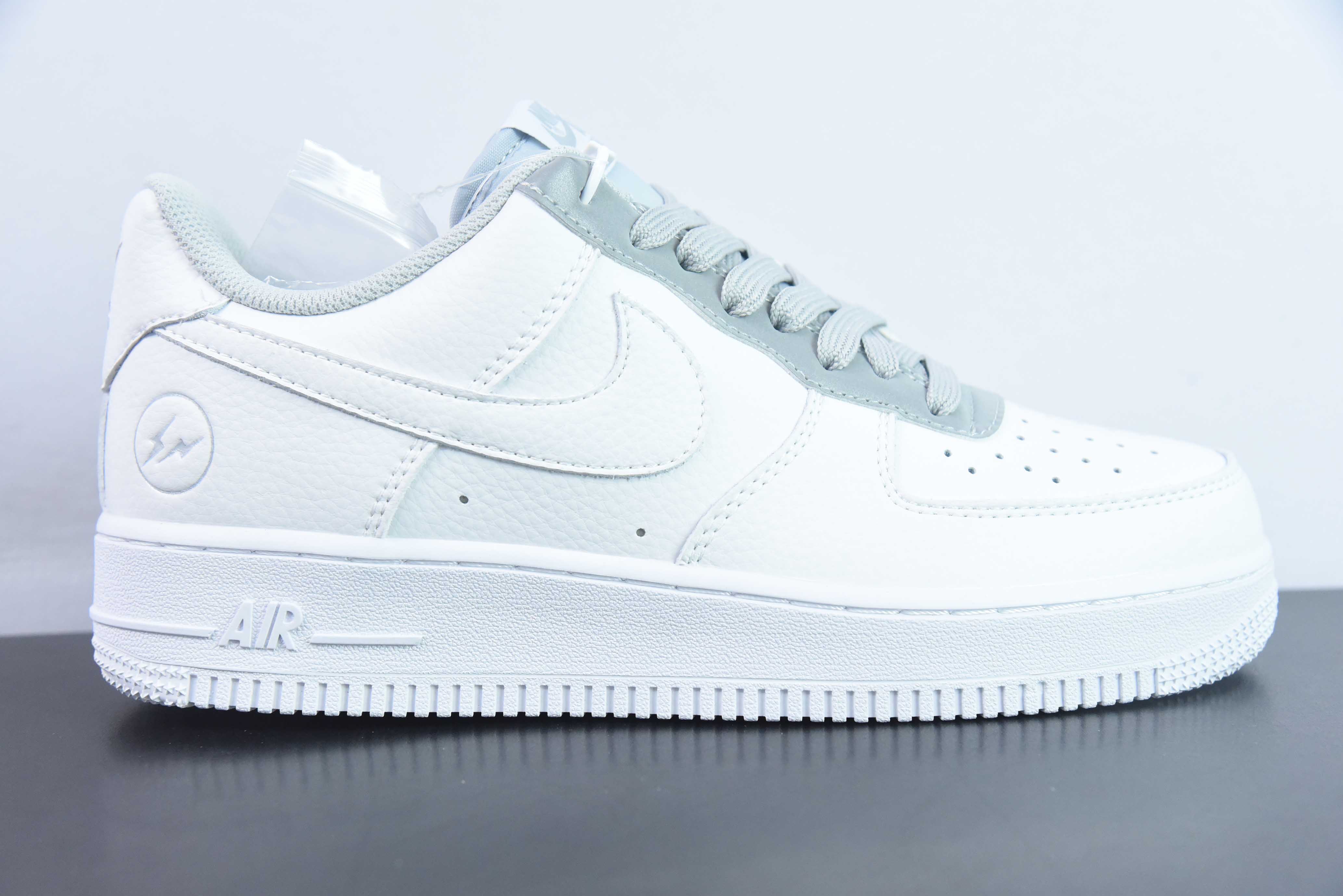 NAW99212632 Air Force 1 '07 Low Fujiwara Hiroshi flash blanco gris zapatillas casuales de skate de baloncesto de caña b…