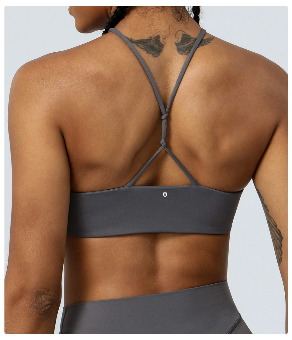 Lululemon sports bra yoga brown