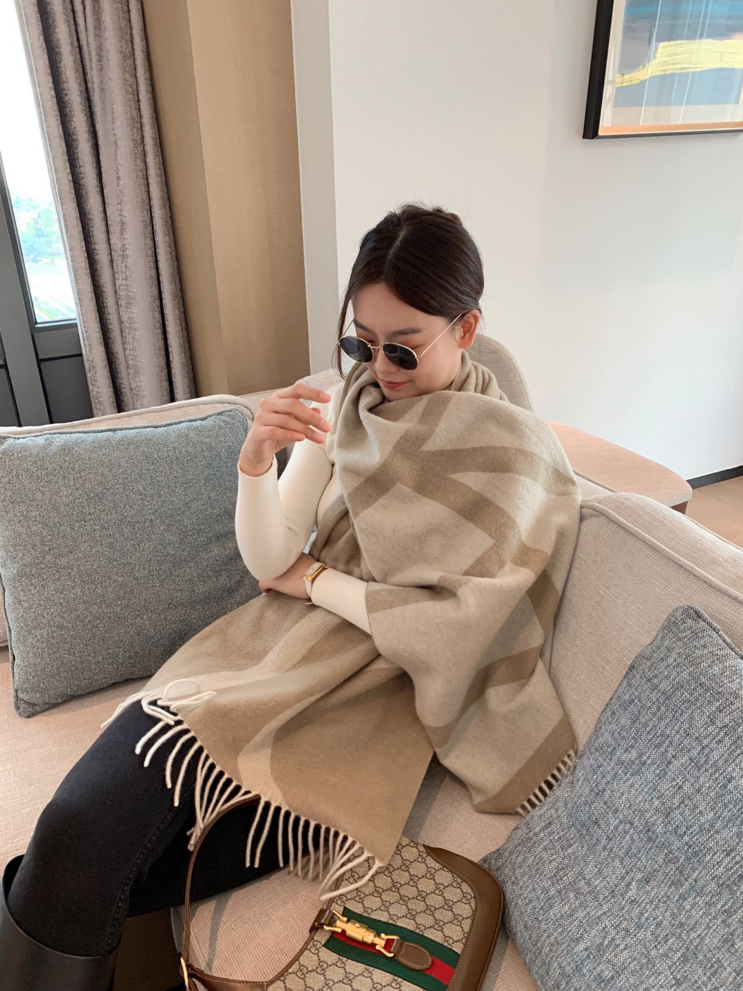 Oversized Dual-Use Shawl and Scarf – 3to1008 - Comprehensive 9