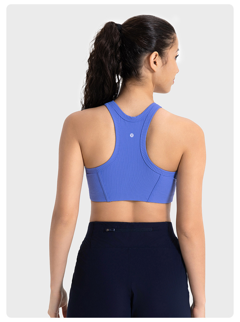 Lululemon sports bra yoga blue
