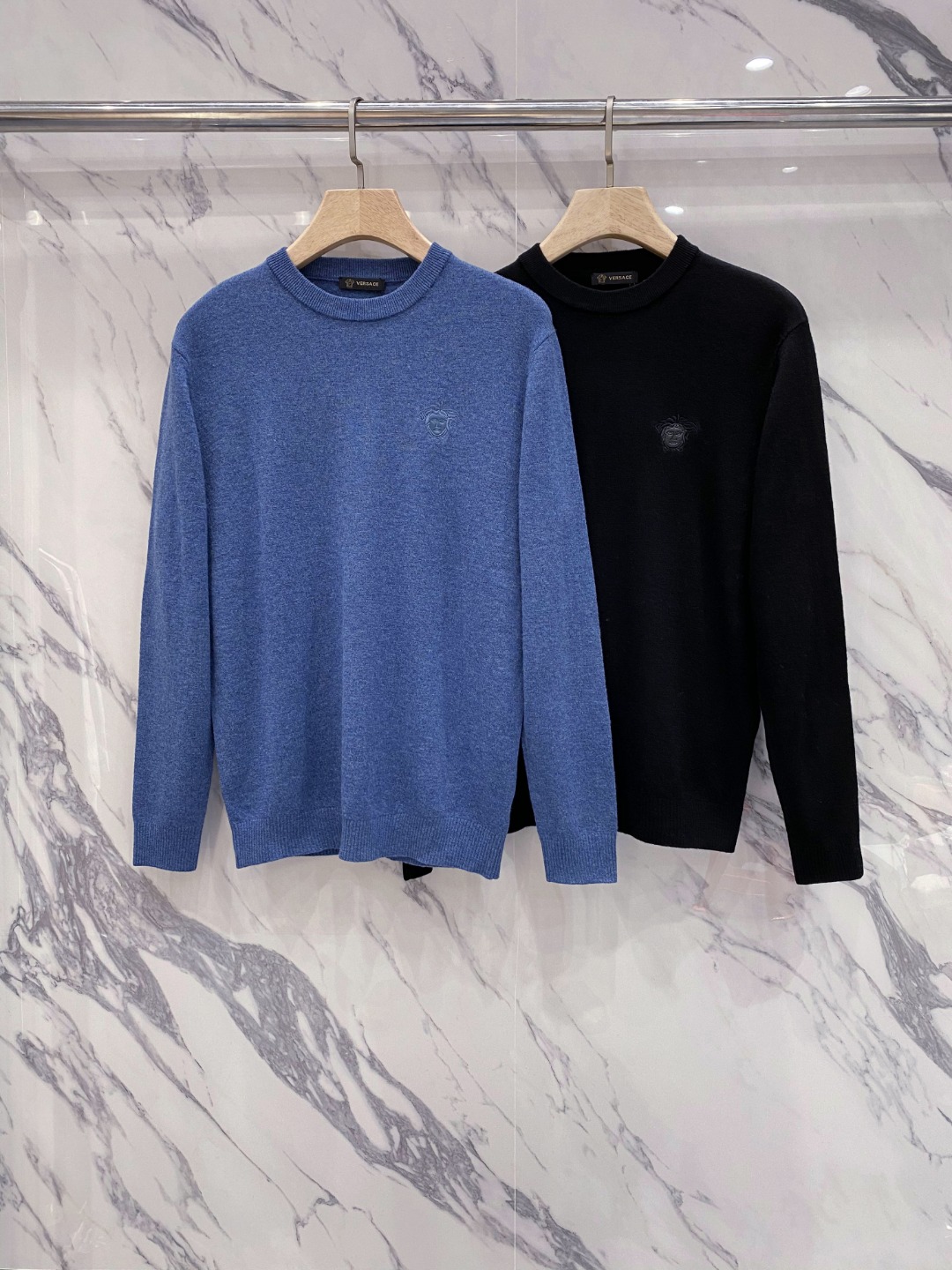 Versace Clothing Sweatshirts Cashmere Spandex Wool Fall/Winter Collection
