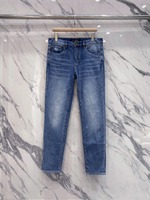 Louis Vuitton Clothing Jeans Embroidery Men Cotton Denim Fall/Winter Collection