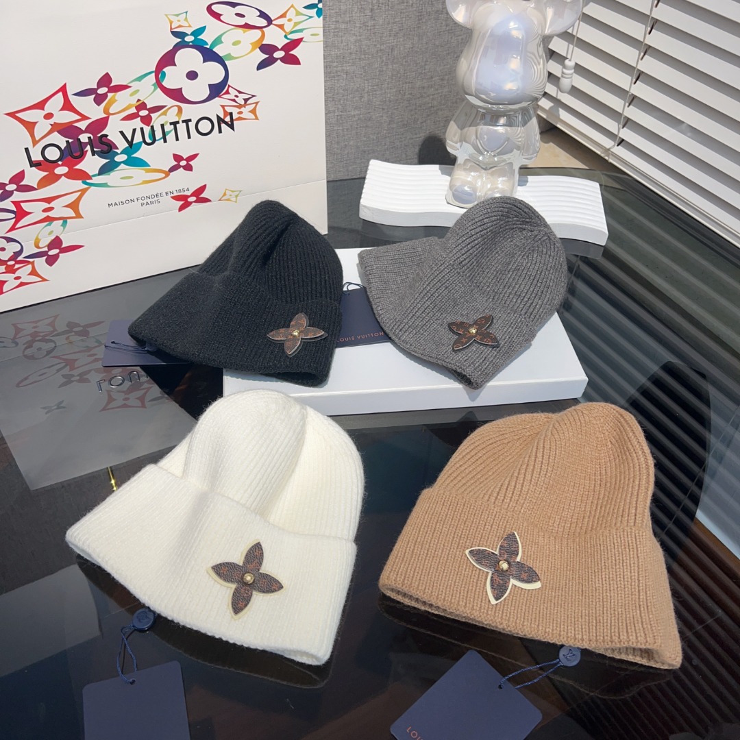 Louis Vuitton Hats Knitted Hat Unisex Knitting