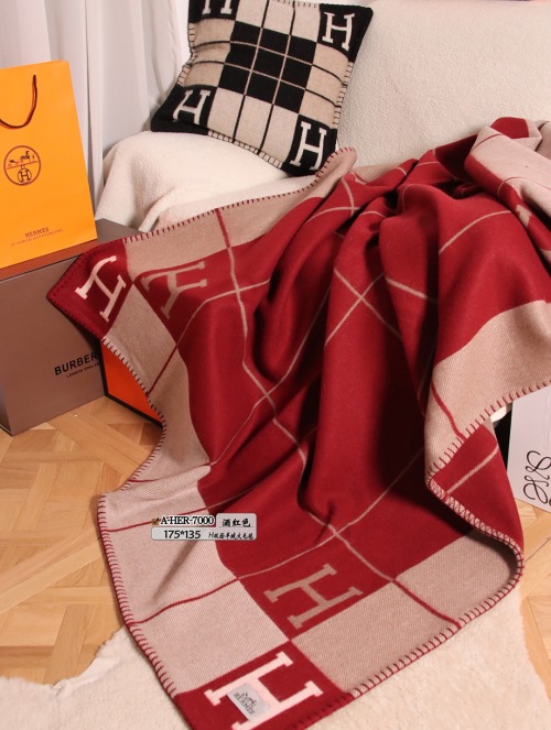 Hermes Ithaque Blanket - Wool and Cashmere Blend, 135 x 175 cm 1 Hermes Ithaque Blanket - Wool and Cashmere Blend, 135 x 175 cm