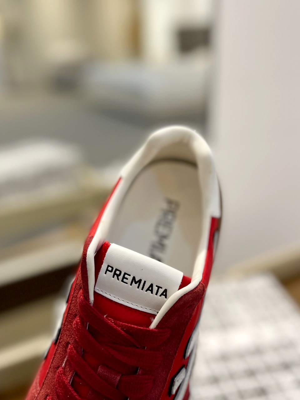 普瑞米亚达PremiataLanderTrainers兰诺系列米字低帮复古百搭休闲训练运动鞋鞋面牛反绒+