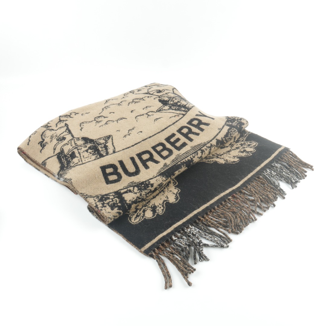 Burberry Haute Couture Silk Twill Scarf Shawl Ref.13AB0D24 2