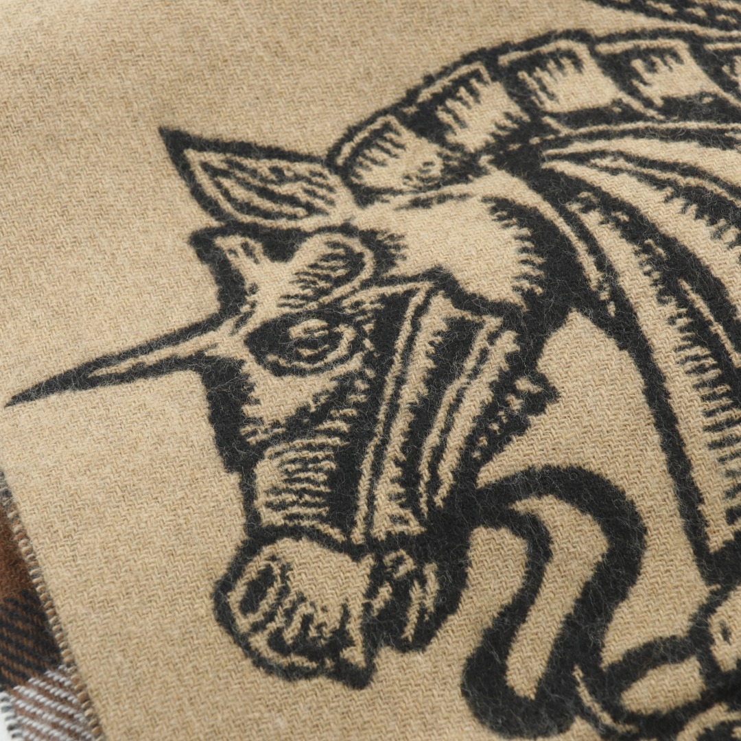 Burberry Haute Couture Silk Twill Scarf Shawl Ref.13AB0D24 6