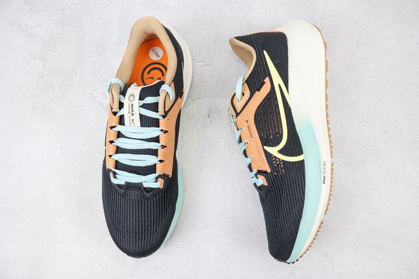 Nike Air Zoom Pegasus 40 Black/Yellow Running Shoes - Style & Comfort 2 o 1hd4nor4s10c017dbu9uqueda820