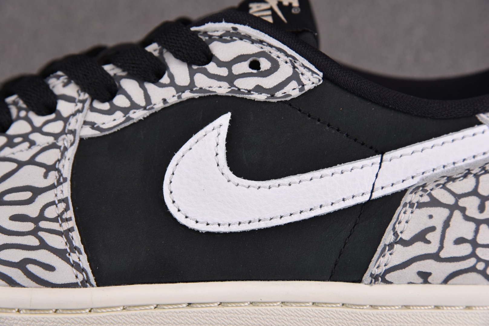 AJLow爆裂纹尺码:40-47.5总裁R版出品-AirJordan1RetroLowOG“BlackE