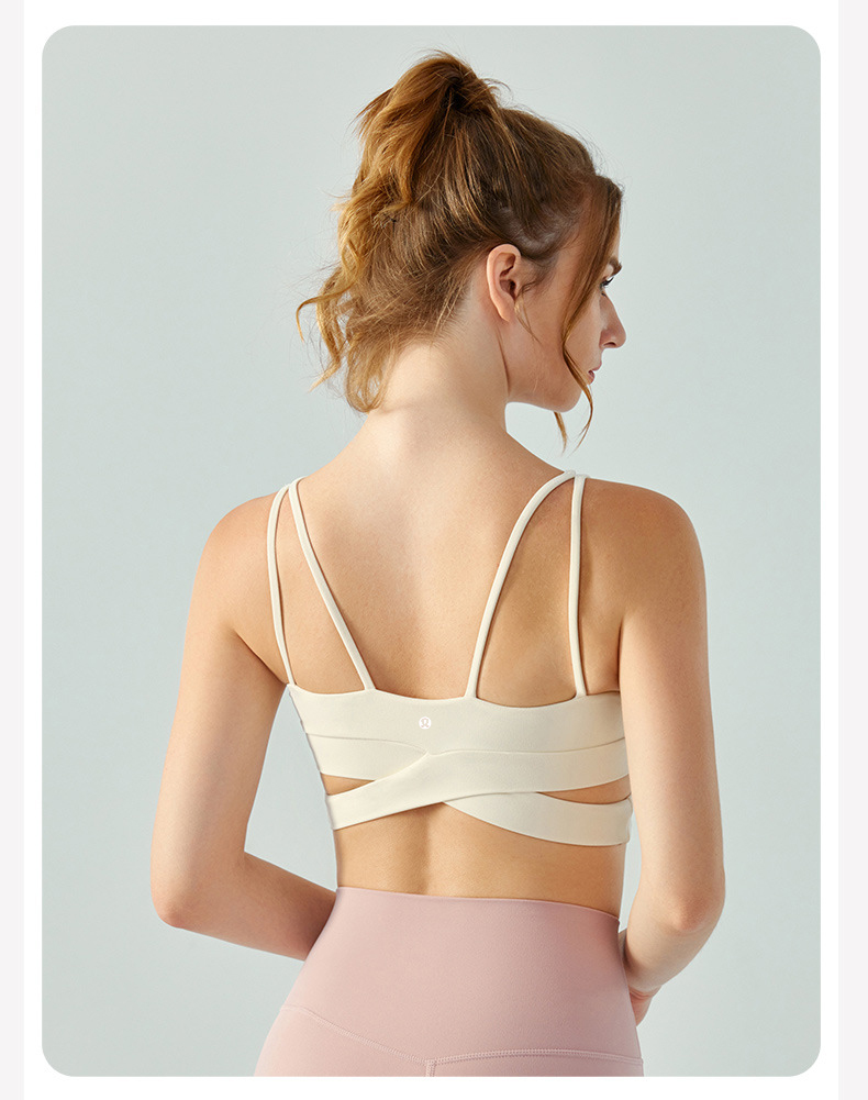 Lululemon sports bra yoga pink
