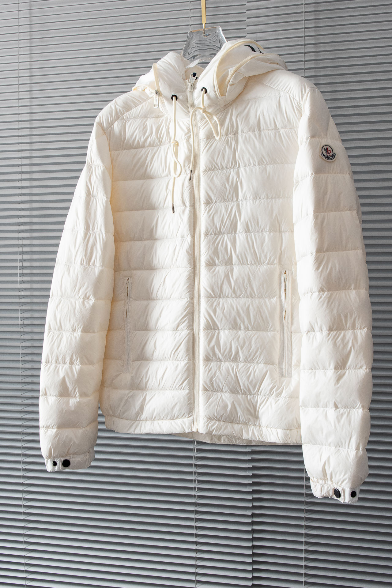 MONCLER Winter Nylon Hooded White Down Jacket,Waterproof,Windproof,Warm 3 o 1he11rknh3l4aj91j821hlh11o21