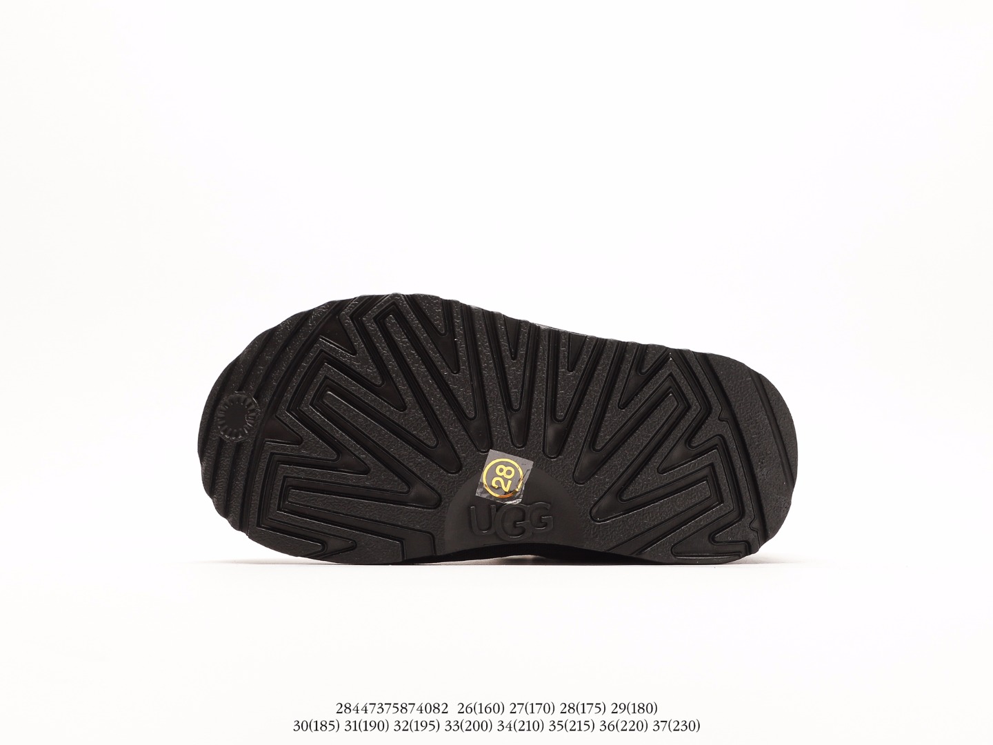 图片[4]-UGG 潮流百搭 英伦风 短筒靴 耐磨防滑 舒适保暖 秋冬休闲厚底雪地鞋注意：图下方显示为实际脚长，单位毫米[手工测量，可能存在5毫米左右的误差] #28447375874082-选品中心