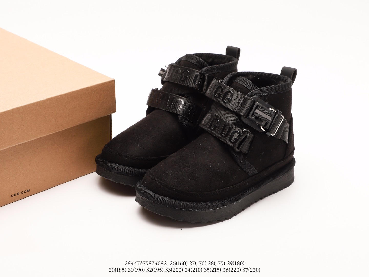 图片[9]-UGG 潮流百搭 英伦风 短筒靴 耐磨防滑 舒适保暖 秋冬休闲厚底雪地鞋注意：图下方显示为实际脚长，单位毫米[手工测量，可能存在5毫米左右的误差] #28447375874082-选品中心