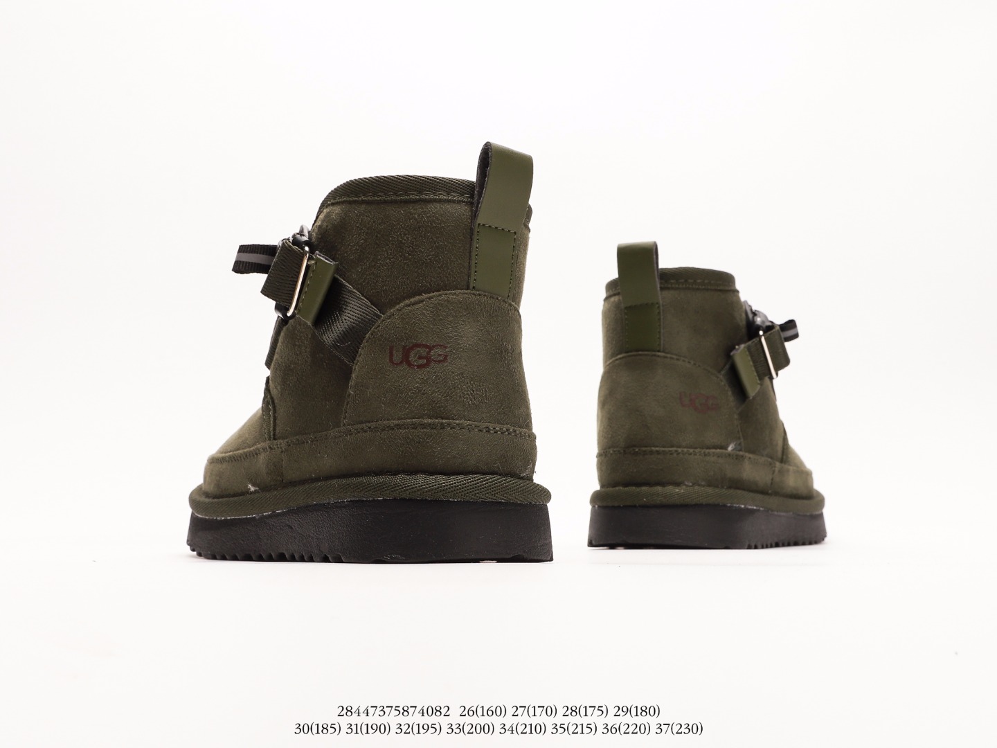 图片[6]-UGG 潮流百搭 英伦风 短筒靴 耐磨防滑 舒适保暖 秋冬休闲厚底雪地鞋注意：图下方显示为实际脚长，单位毫米[手工测量，可能存在5毫米左右的误差] #28447375874082-选品中心