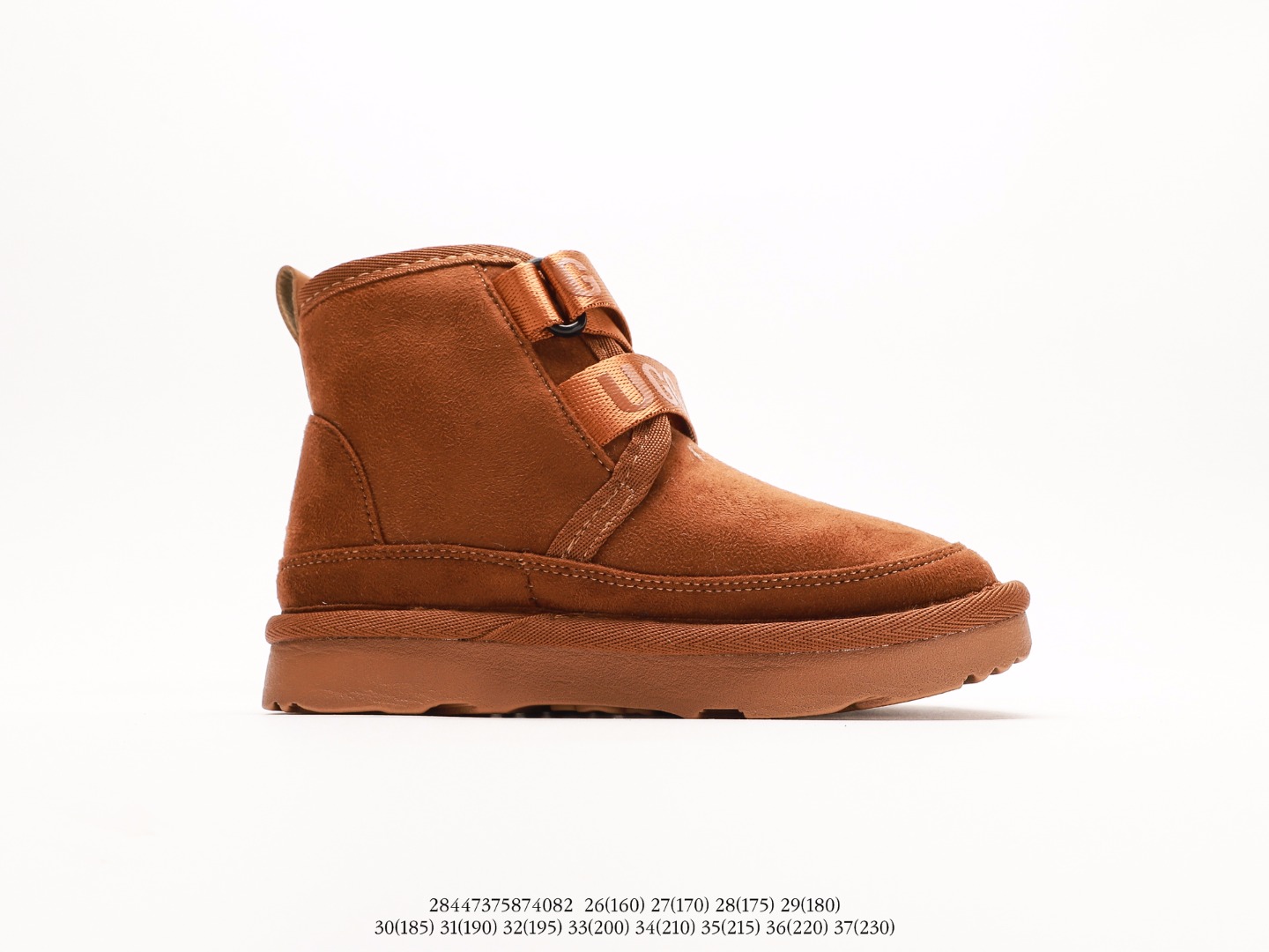 图片[2]-UGG 潮流百搭 英伦风 短筒靴 耐磨防滑 舒适保暖 秋冬休闲厚底雪地鞋注意：图下方显示为实际脚长，单位毫米[手工测量，可能存在5毫米左右的误差] #28447375874082-选品中心