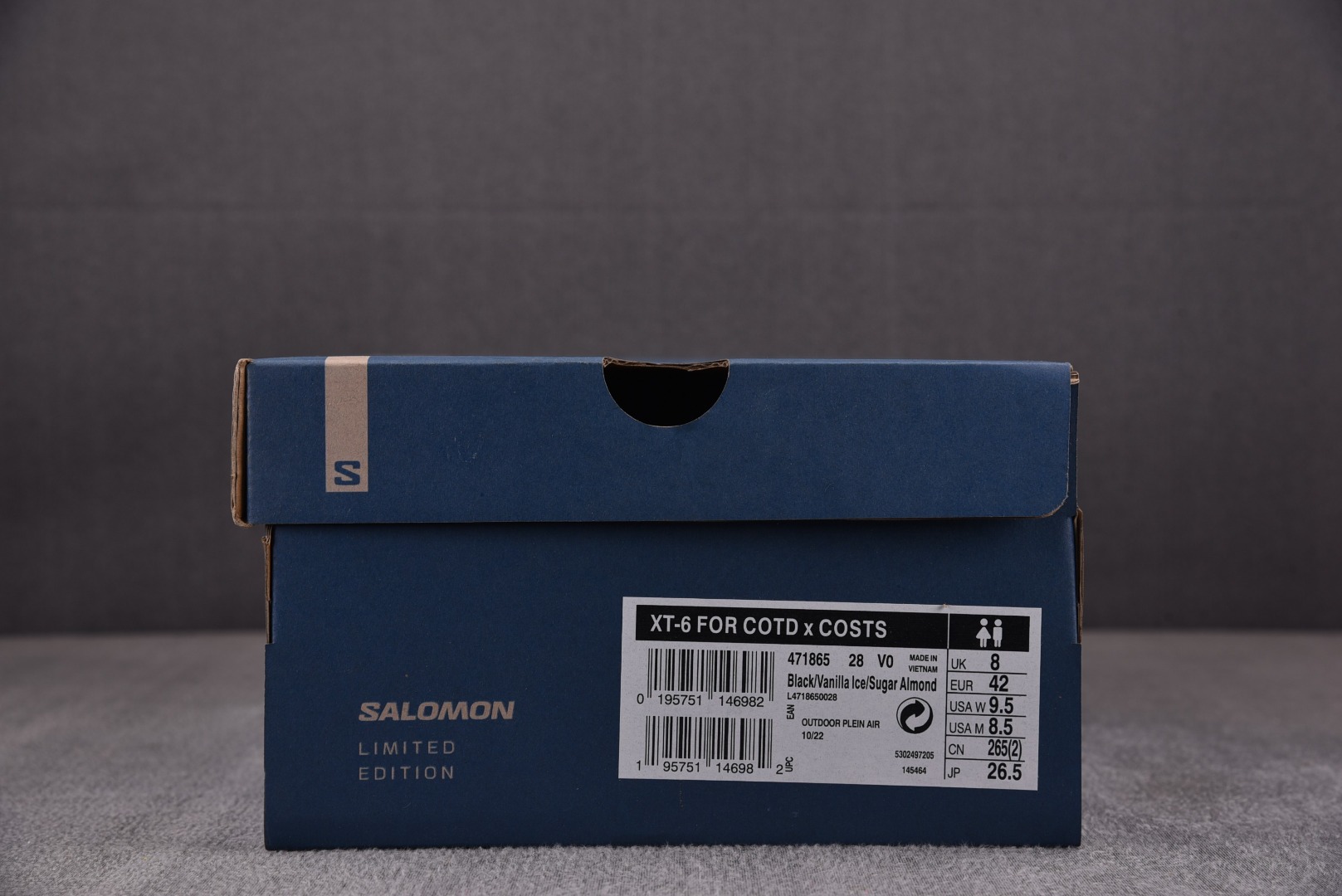 SALOMON萨落蒙尺码:36-46总裁R版出品-COSTSBlackVanilaxSALOMONXT-