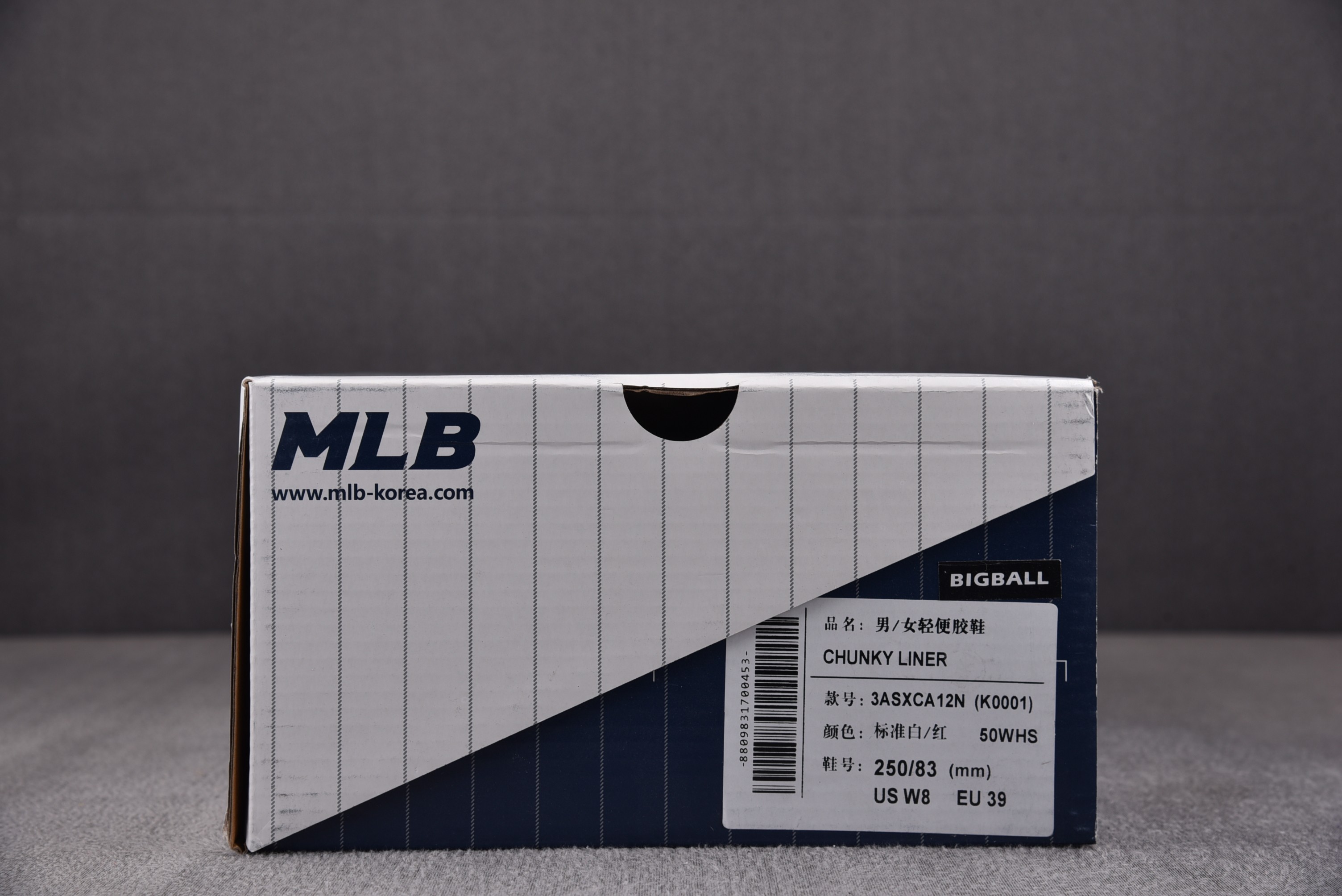 MLB尺码:35-39总裁R版出品-MLBChunkyLinerBasic白红3ASXCA12N-40W