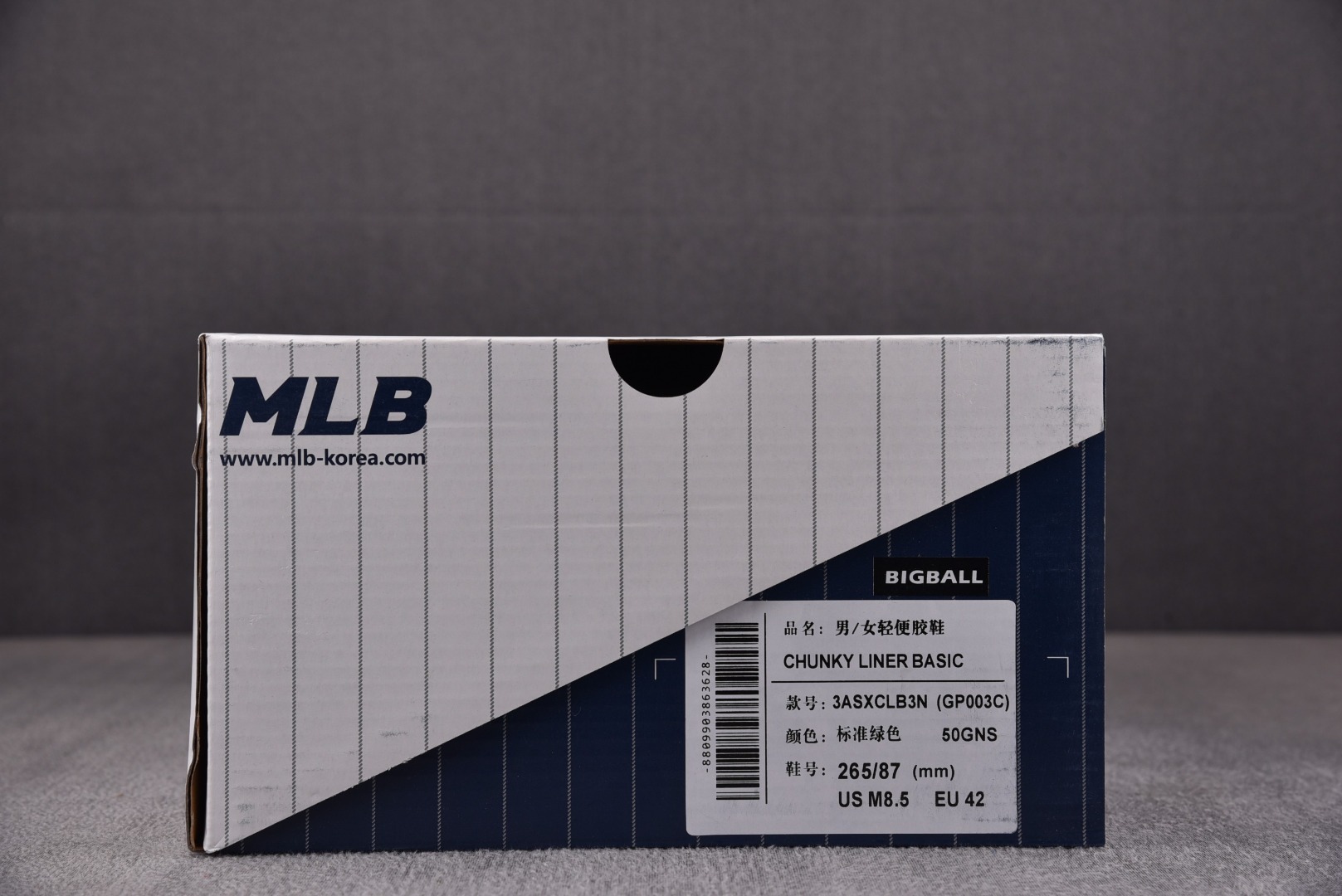 MLB尺码:35-45总裁R版出品-MLBChunkyLinerBasic纽约洋基队绿色3ASXCLB3