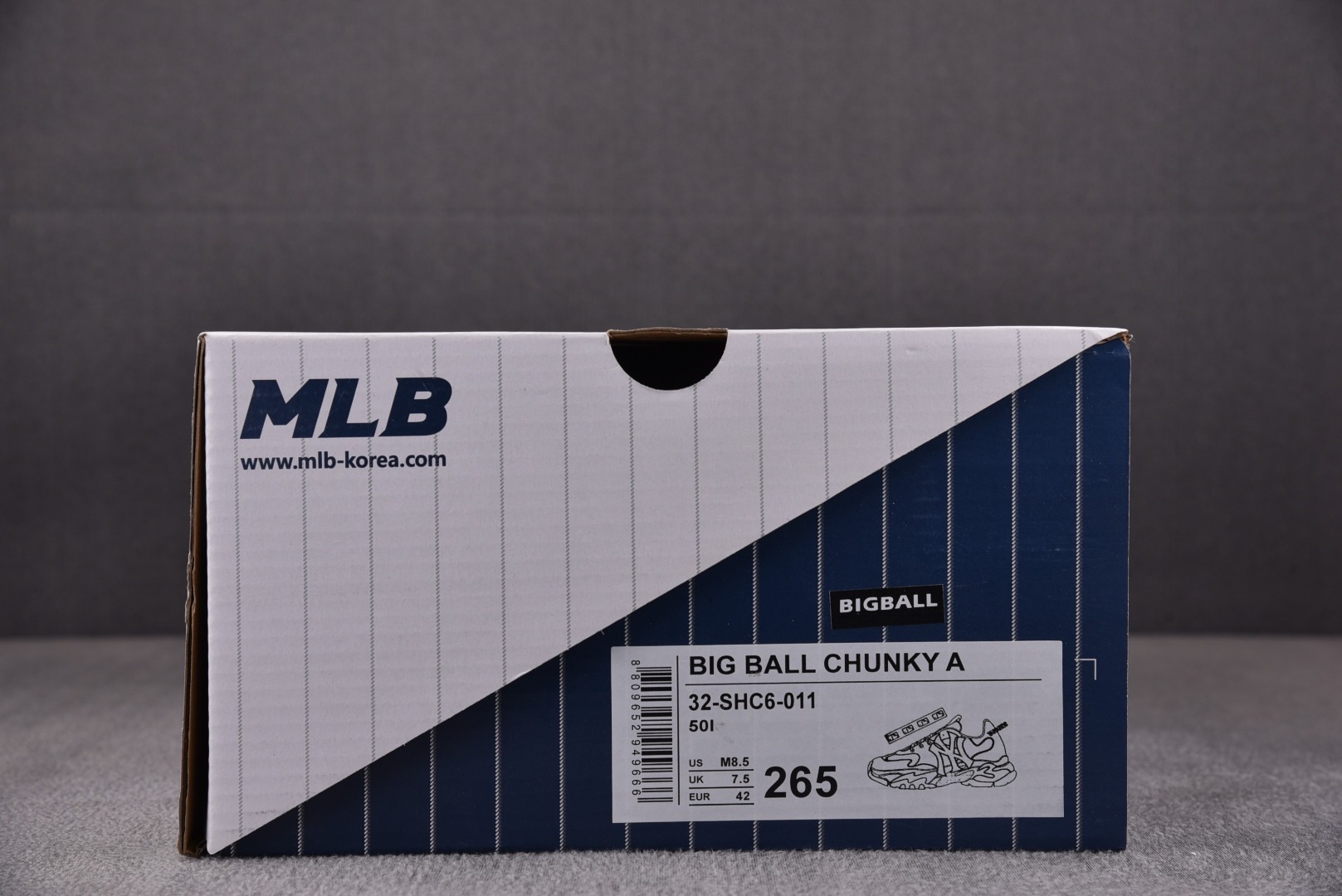 MLB尺码:35-45总裁R版出品-MLBBigBallChunkyEMBO字母象牙色32SHC6011