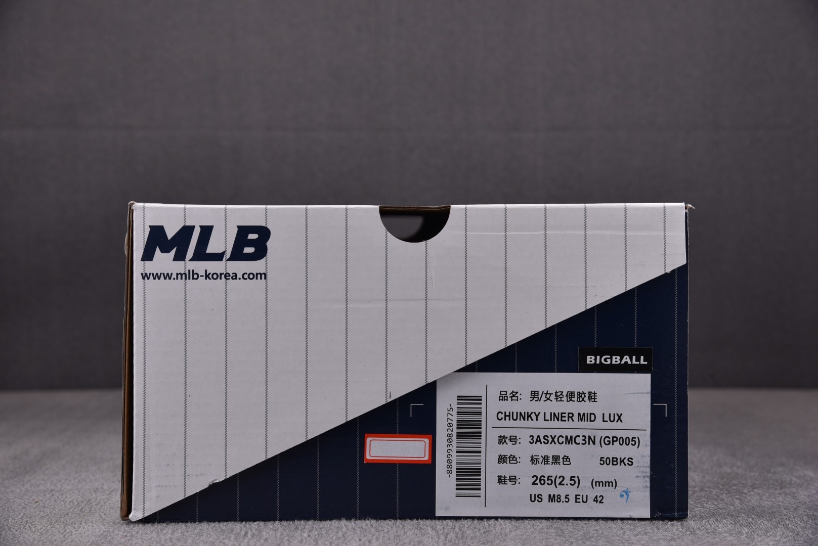 MLB尺码:35-45总裁R版出品-MLBChunkyLinerBasic纽约洋基队厚底黑色3ASXCM