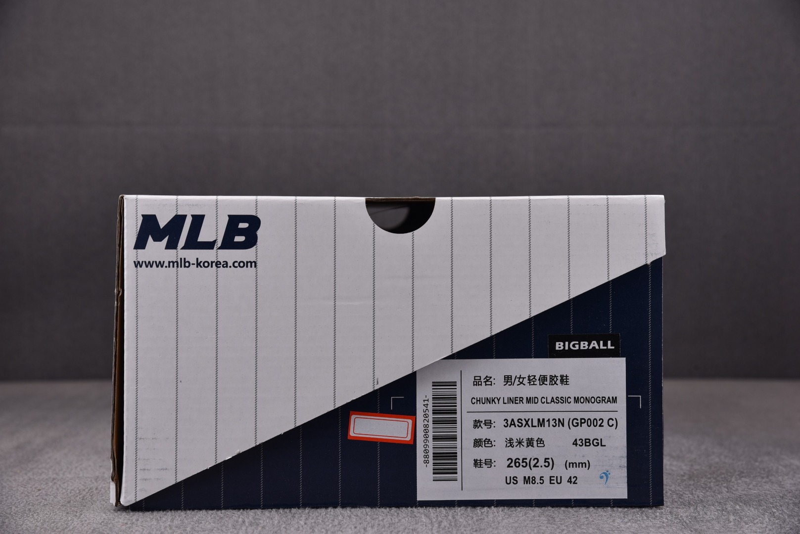 MLB尺码:35-45总裁R版出品-MLBChunkyLinerBasic波士顿红袜队棕白蓝3ASXLM