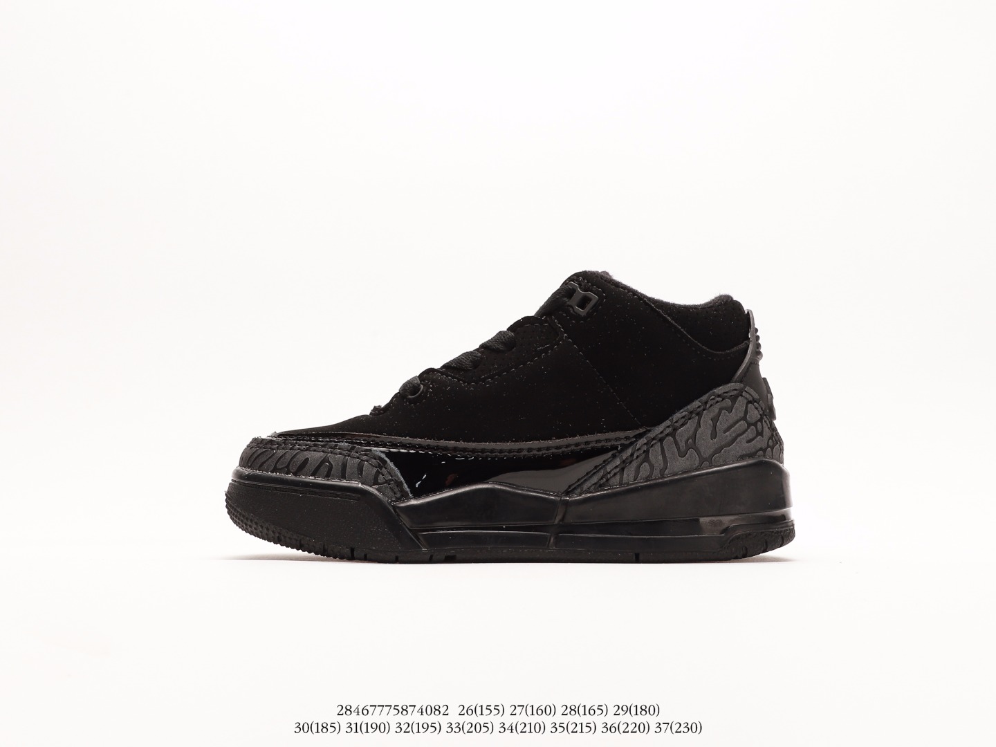 Children's Shoes Jordan Air Jordan 3 Retro AJ 3 Jordan Sports Retro Culture Casual Children's Shoes 