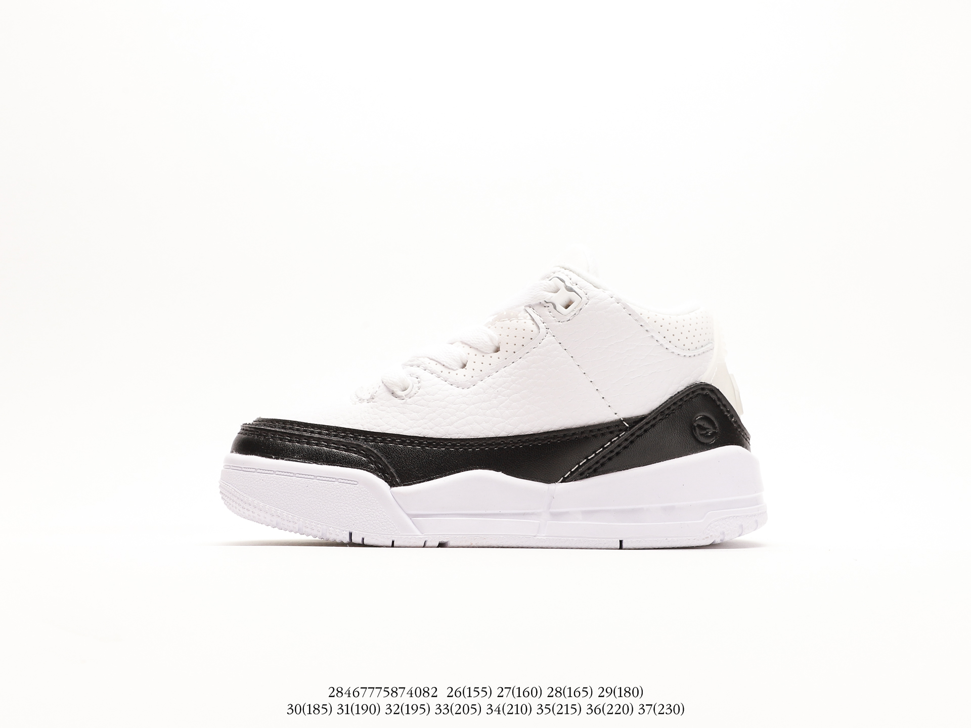 Children's Shoes Jordan Air Jordan 3 Retro AJ 3 Jordan Sports Retro Culture Casual Children's Shoes 