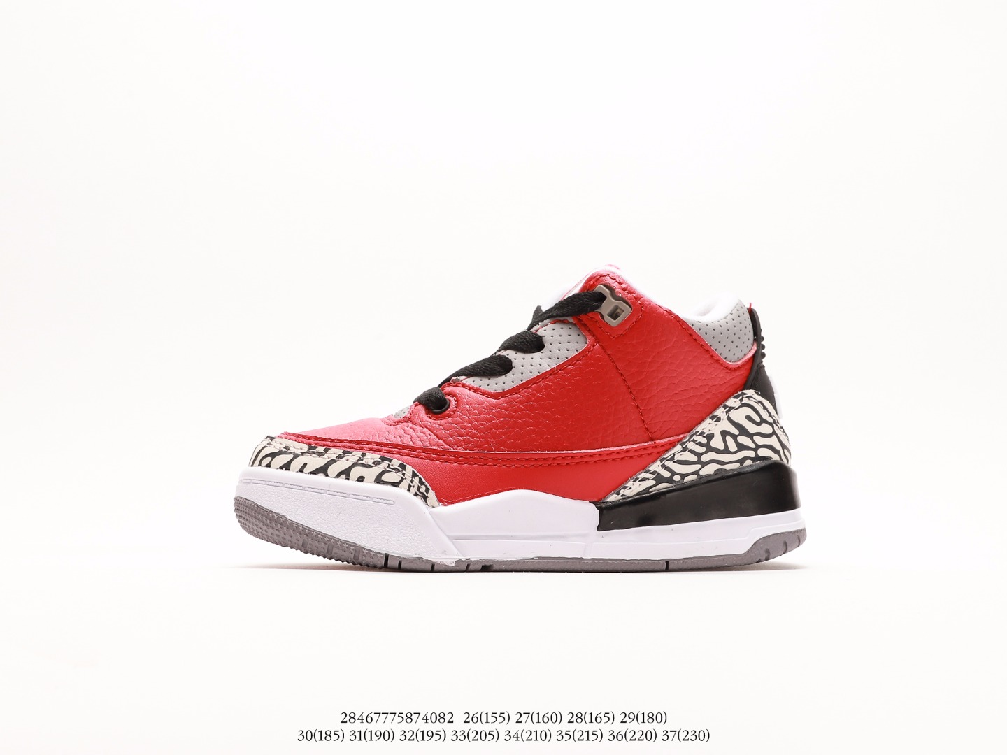 Children's Shoes Jordan Air Jordan 3 Retro AJ 3 Jordan Sports Retro Culture Casual Children's Shoes 
