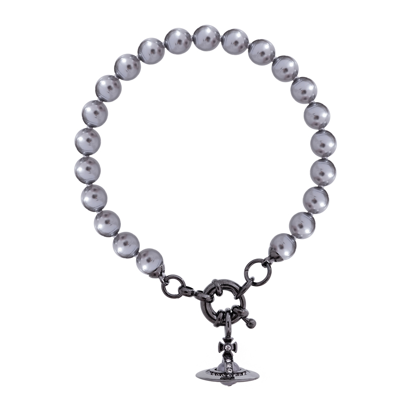 NO:103078,Queen Mother of the West Baroque three-dimensional bracelet-titanium black gray beads, Queen Mother of the West Bracelet, bracelet19860909西太后巴洛克立体-手链-钛黑灰珠,西太后手链,bracelet,Jewelry