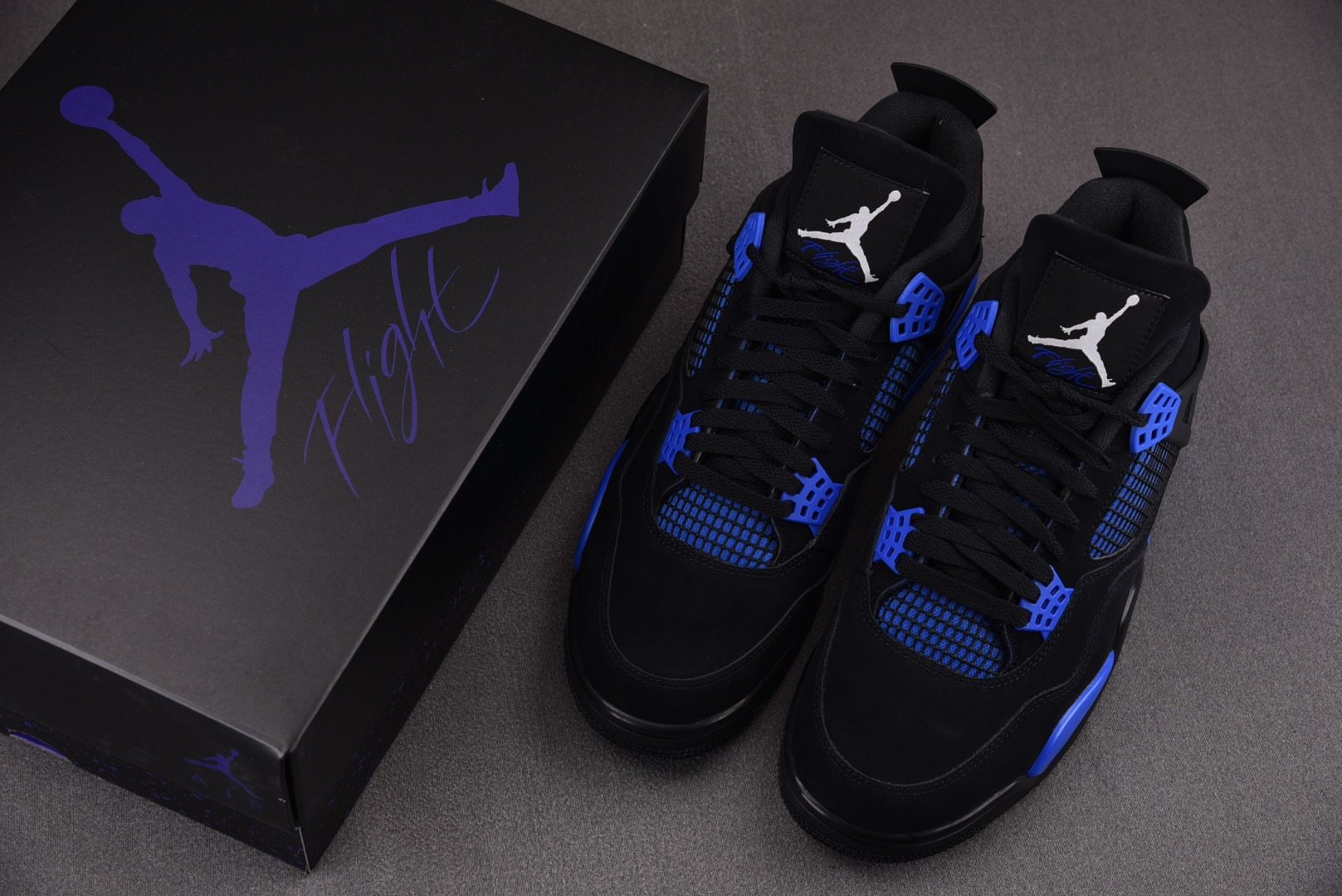 AJ4黑蓝尺码:40-47.5总裁R版出品-AirJordan4Retro黑蓝CT8527-018YZ0