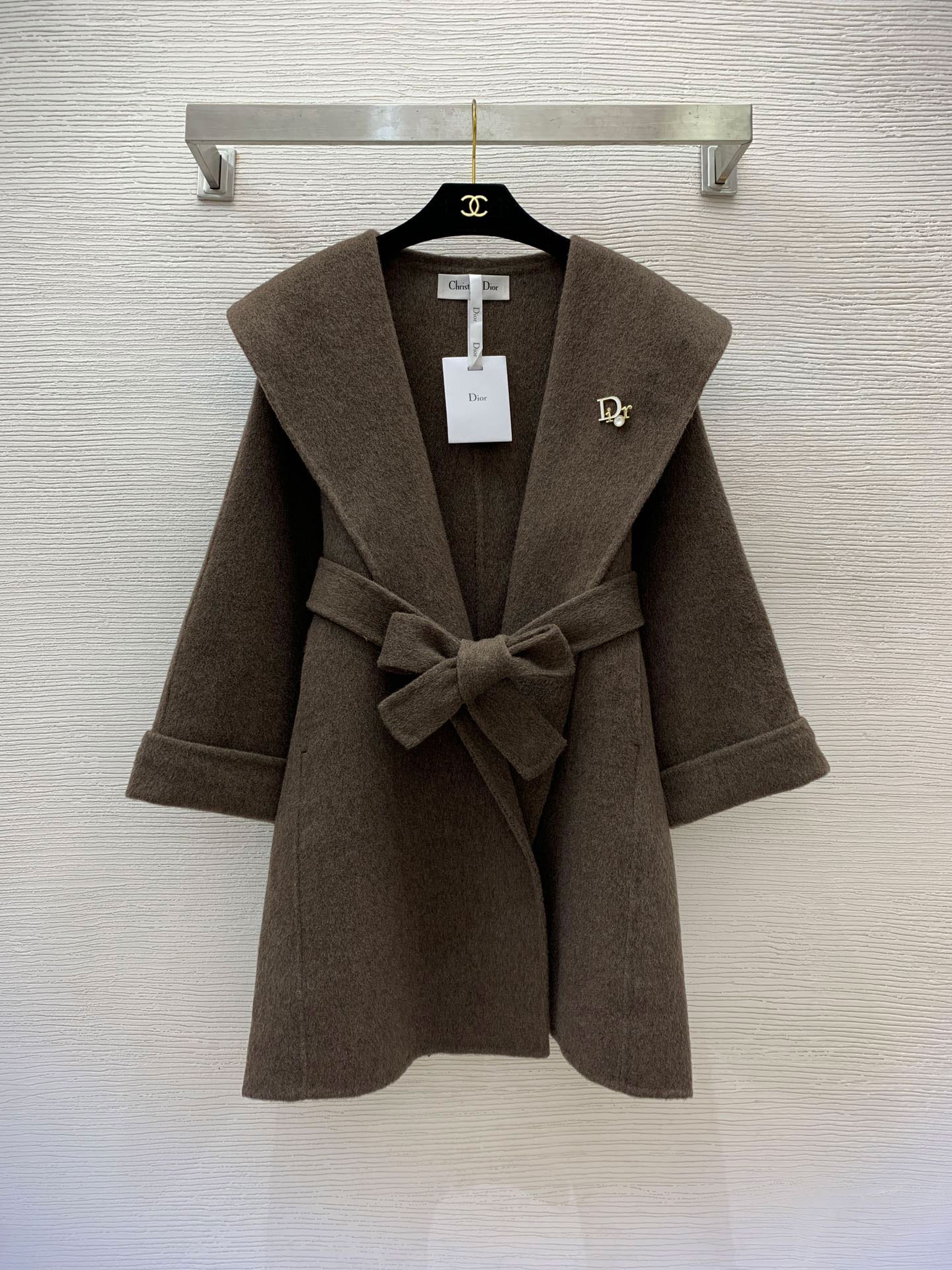 Dior Clothing Coats & Jackets Beige Black Brown Grey White Wool Fall/Winter Collection
