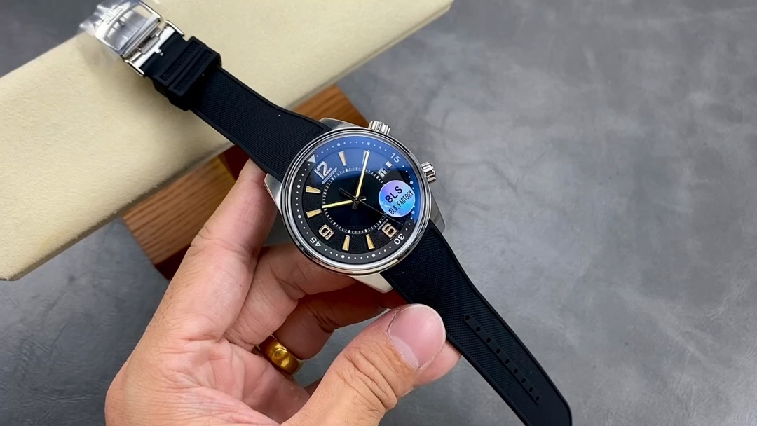 Jaeger-LeCoultre Polaris Watch Engraving Rubber Sweatpants 9015 Movement Strap