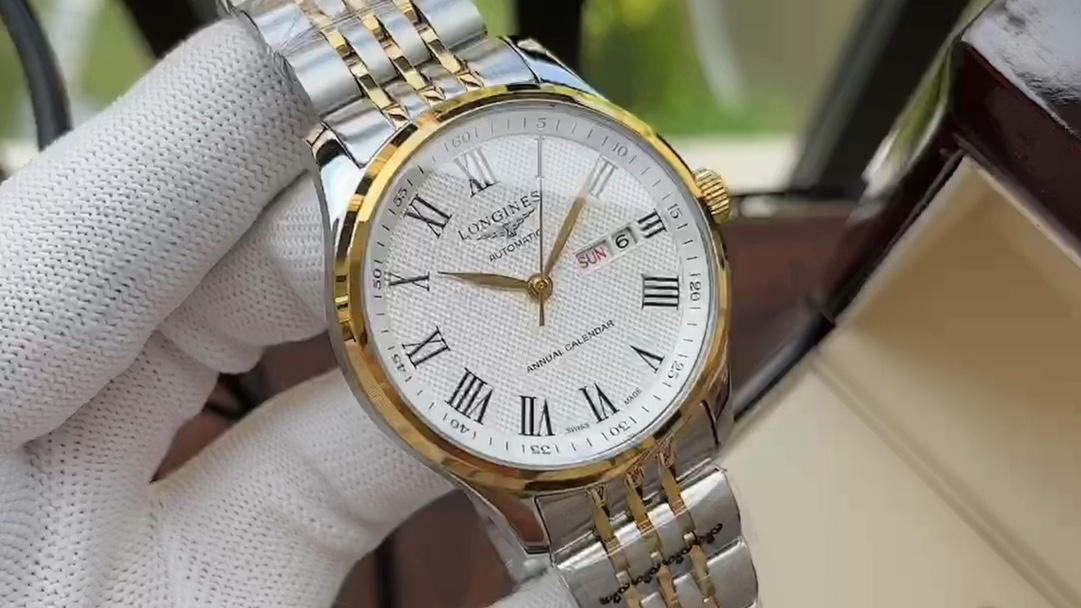 Longines Zegarek AAAA dostosuj
 Mężczyźni Casual 8215 Movement Pasek ze stali nierdzewnej