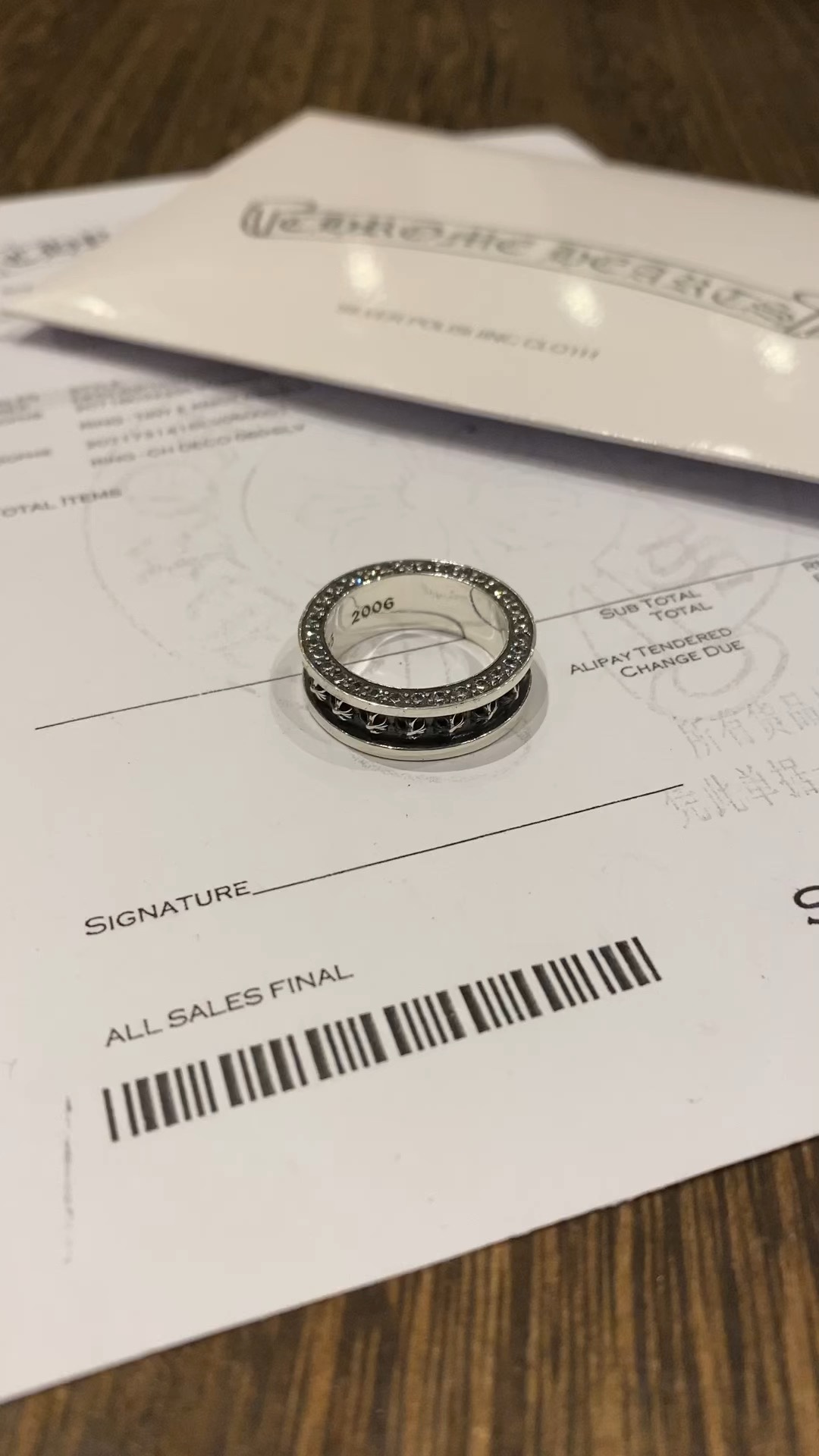 Rings, 925 silver with diamond customization