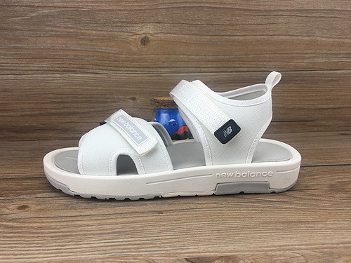 New balance 纽巴伦 NB凉鞋 PJ7F819Z 公司级新百伦二代魔术贴凉鞋 白色 36-44