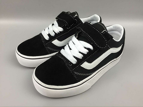 万斯 VANS 魔术贴+鞋带 低帮童鞋 22-35