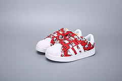 阿迪达斯 adidas 贝壳头 帆布 童鞋 24-35