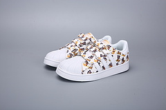 阿迪达斯 adidas 贝壳头 帆布 童鞋 24-35