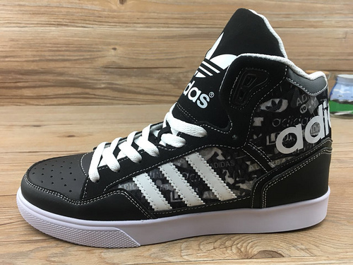 2017新配色爆款阿迪达斯高帮商城品质真标正品材料 阿迪达斯范冰冰同款系列男女鞋高帮板鞋 黑白花 货号CP9627 36-44