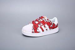 阿迪达斯 adidas 贝壳头 帆布 童鞋 24-35