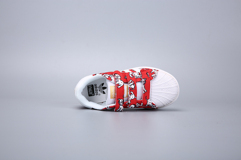 阿迪达斯 adidas 贝壳头 帆布 童鞋 24-35