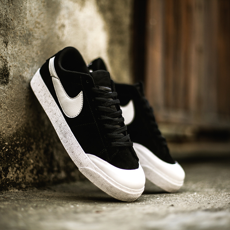 130 【猪八戈】Nike/耐克 SB Blazer Zoom Low XT男女子白黑滑板鞋